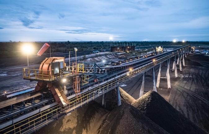 Mining crusher and belt conveyor system for mineral processing and material handling.